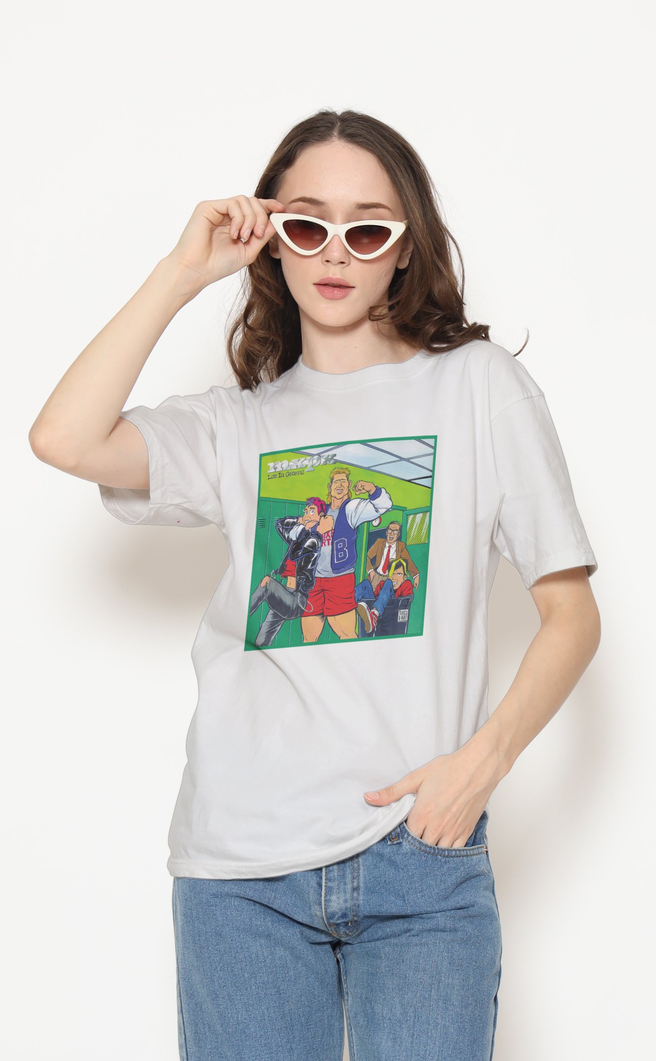 MXPX Unisex Beyaz Tişört