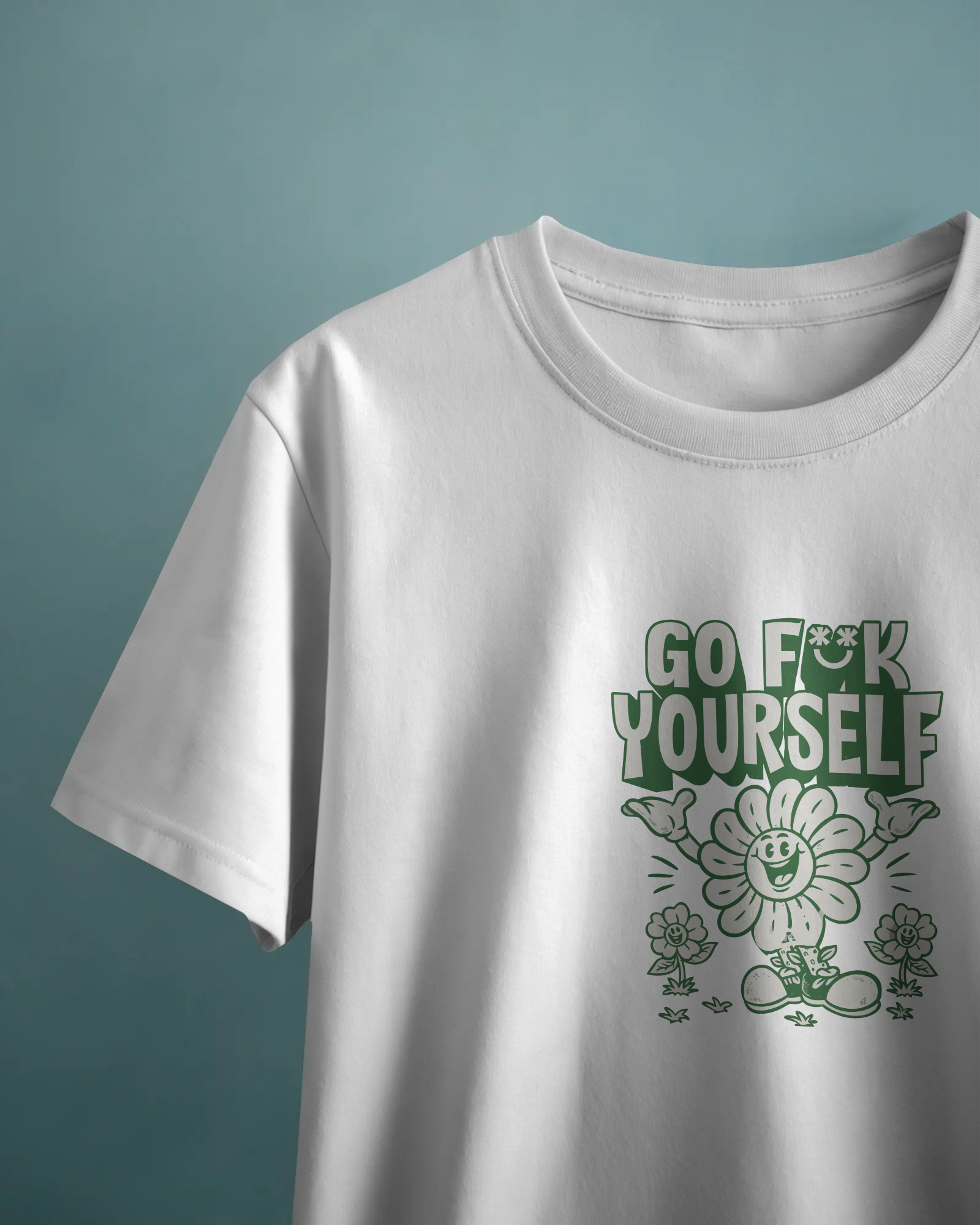Go F*ck Yourself Unisex Beyaz Tişört