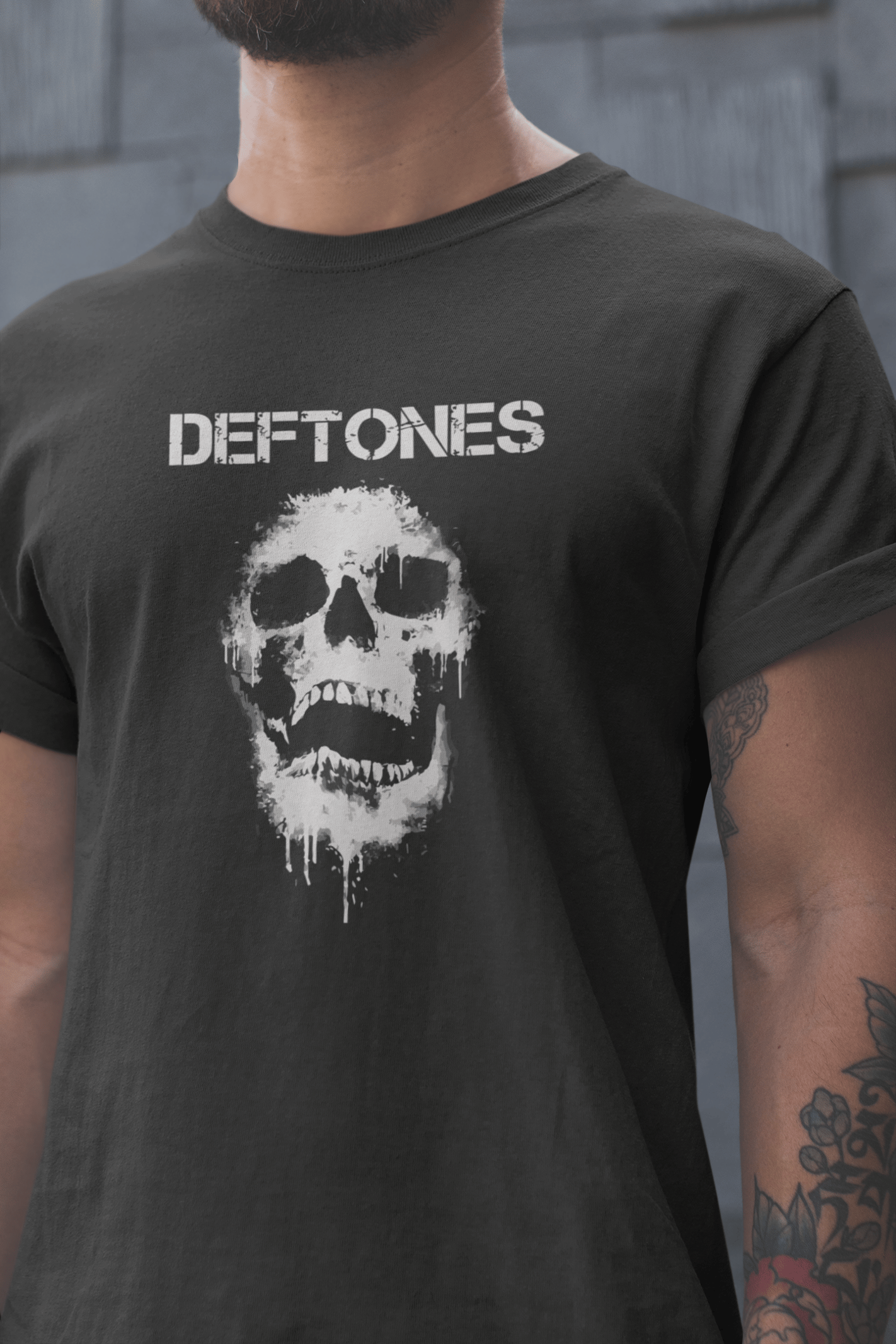 Deftones Unisex Siyah Tişört