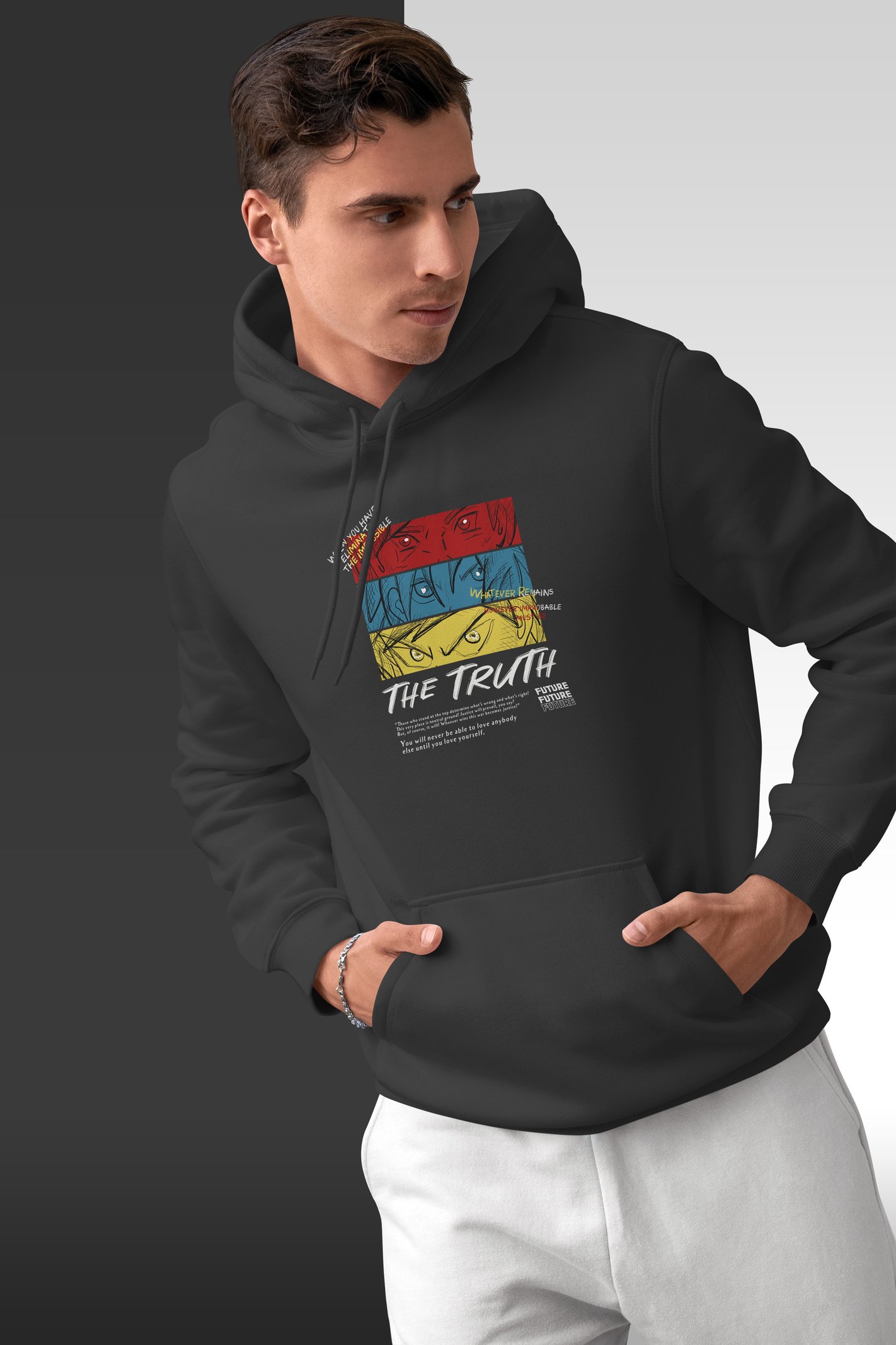 The Truth Kapüşonlu Unisex Sweatshirt