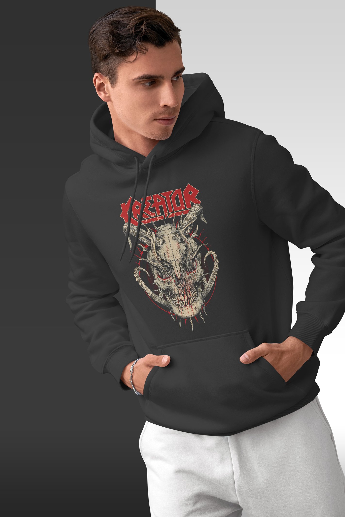 Kreator Kapüşonlu Unisex Sweatshirt
