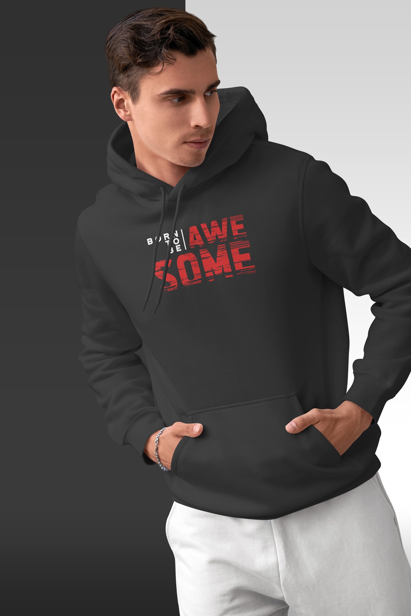 Awesome Kapüşonlu Unisex Sweatshirt