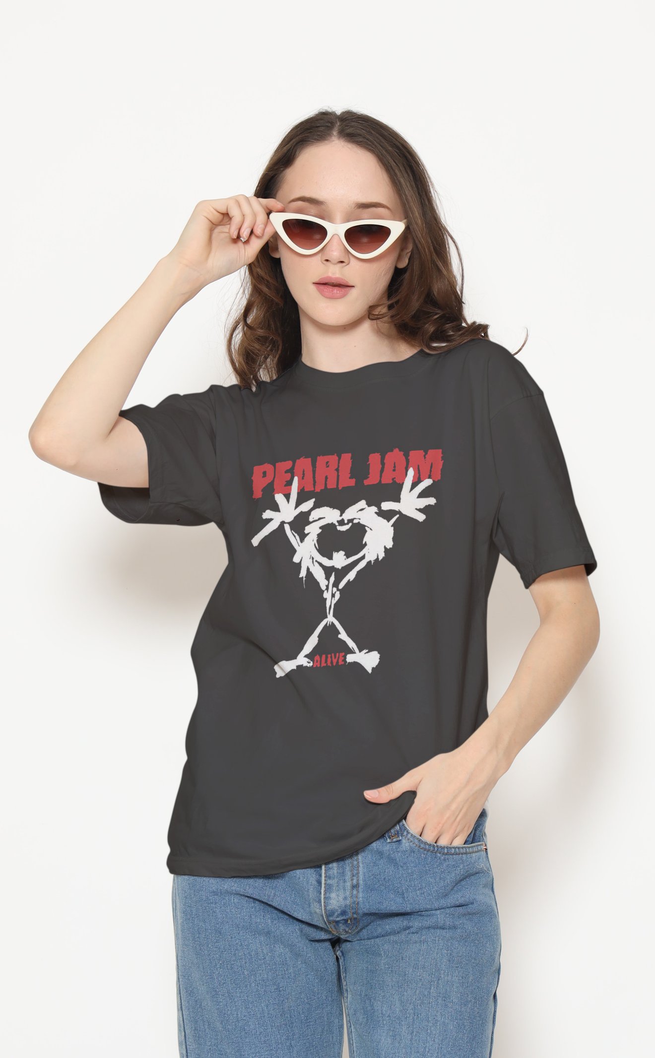 Pearl Jam Dijital Baskı Unisex Tişört