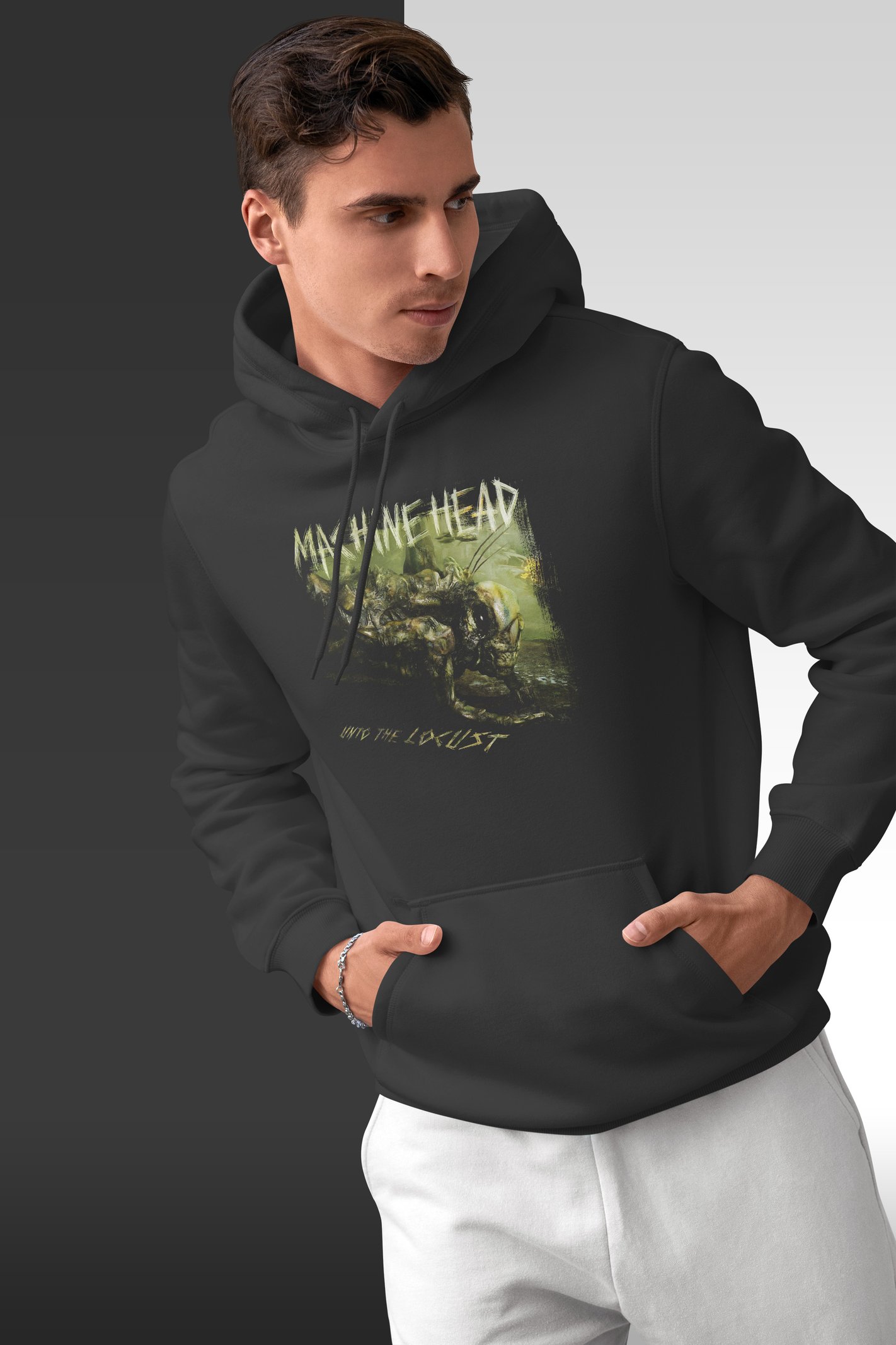 Machine Head Böcek Kapüşonlu Sweatshirt