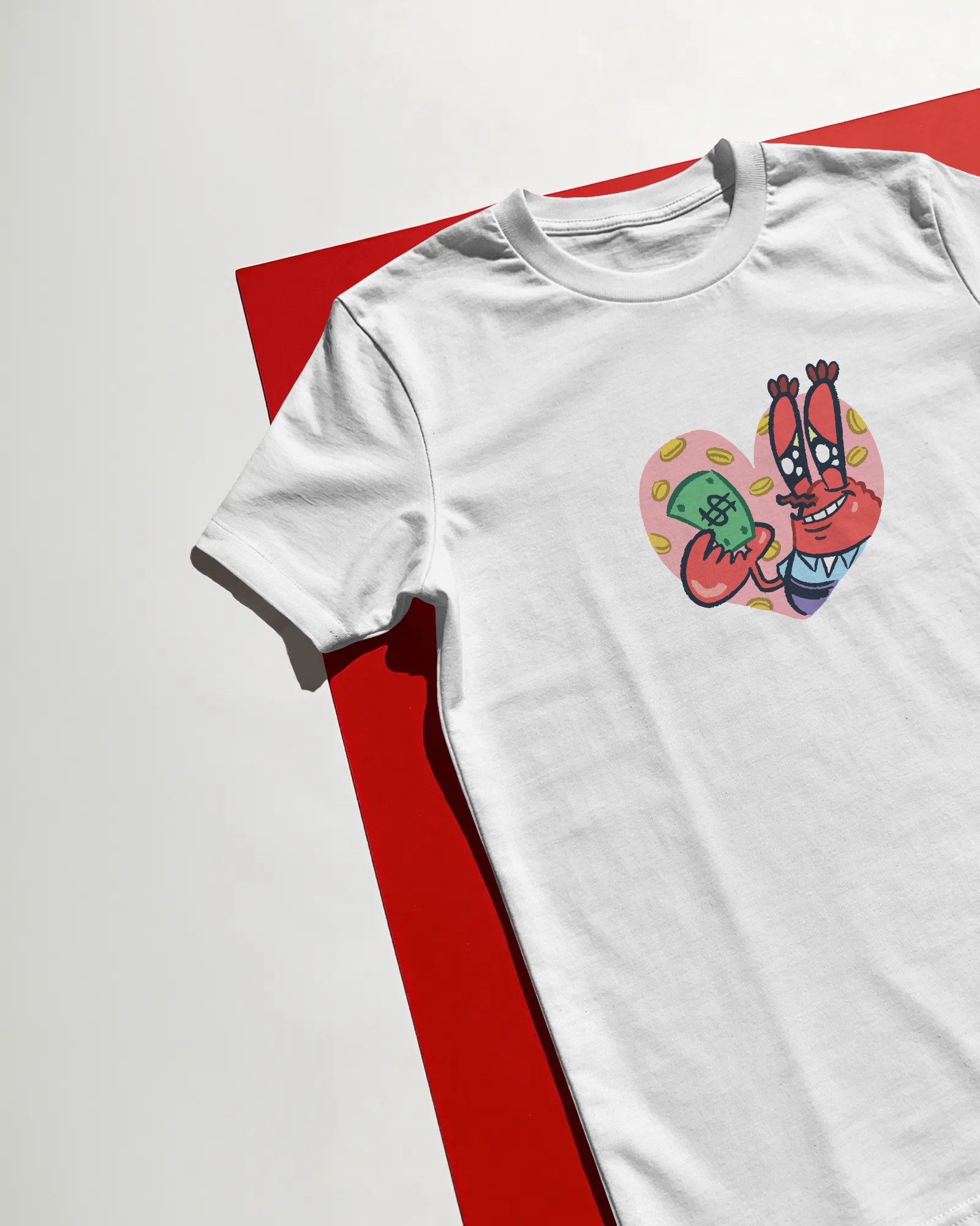 Mr. Krabs Spongebob Squarepants Para Tişört