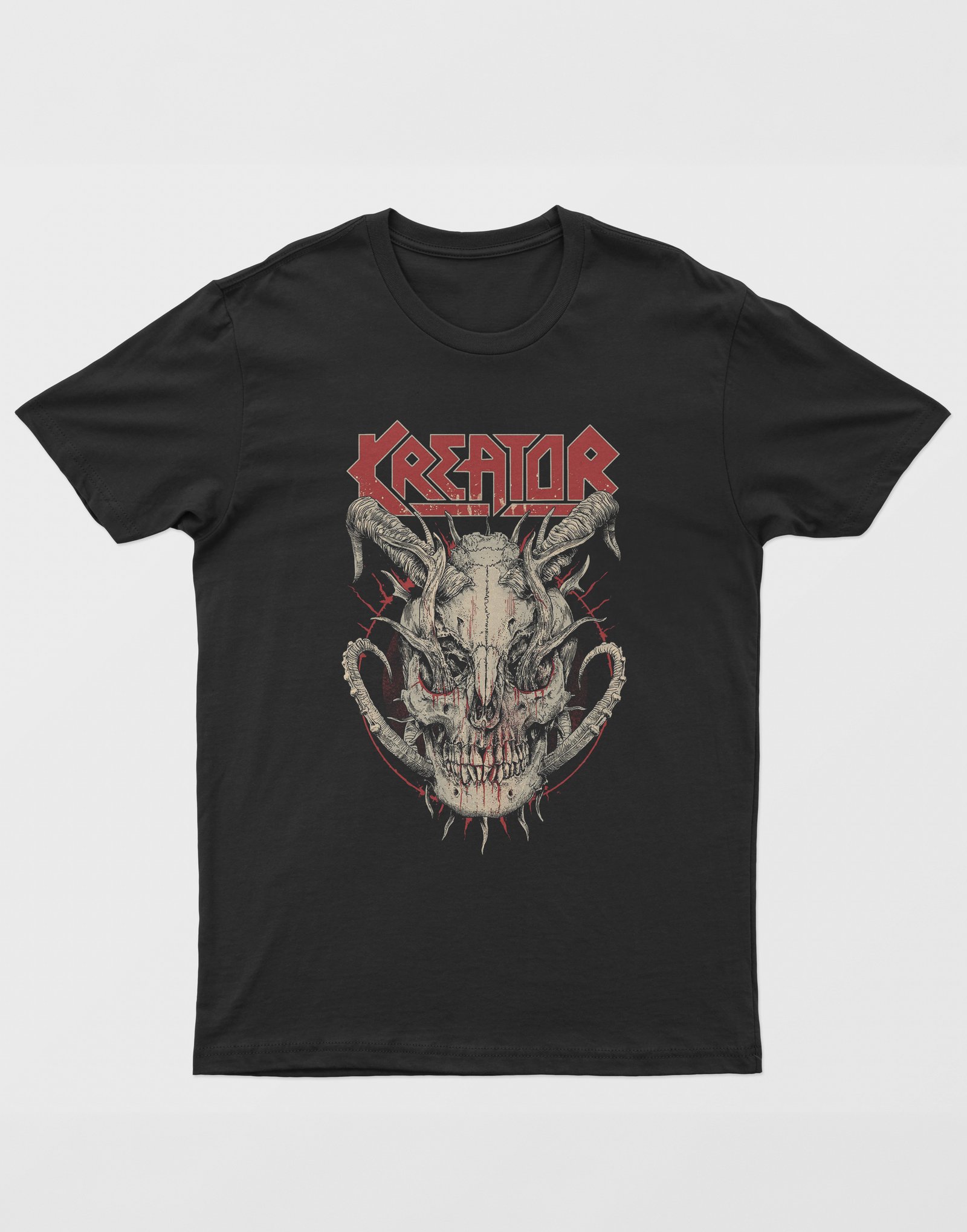 Kreator Kafatası Tişört