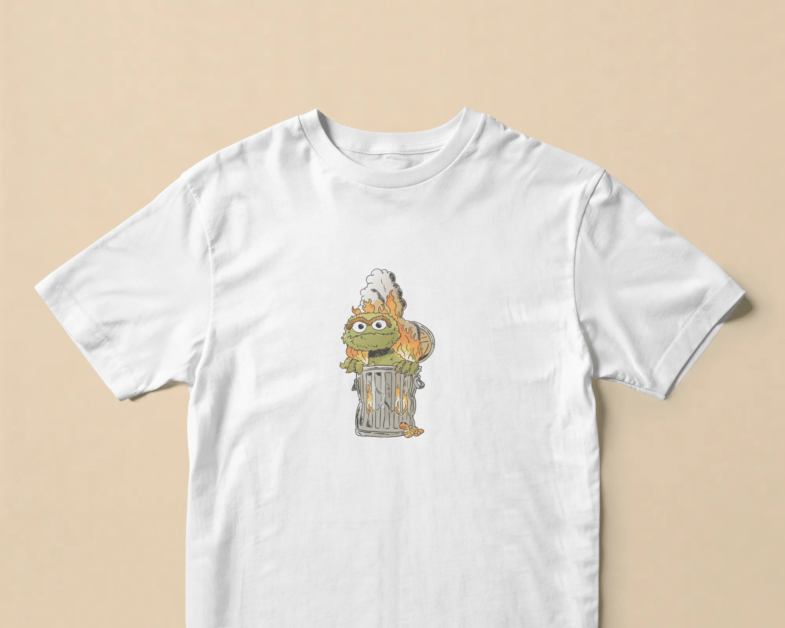 Sesame Street Beyaz Tişört