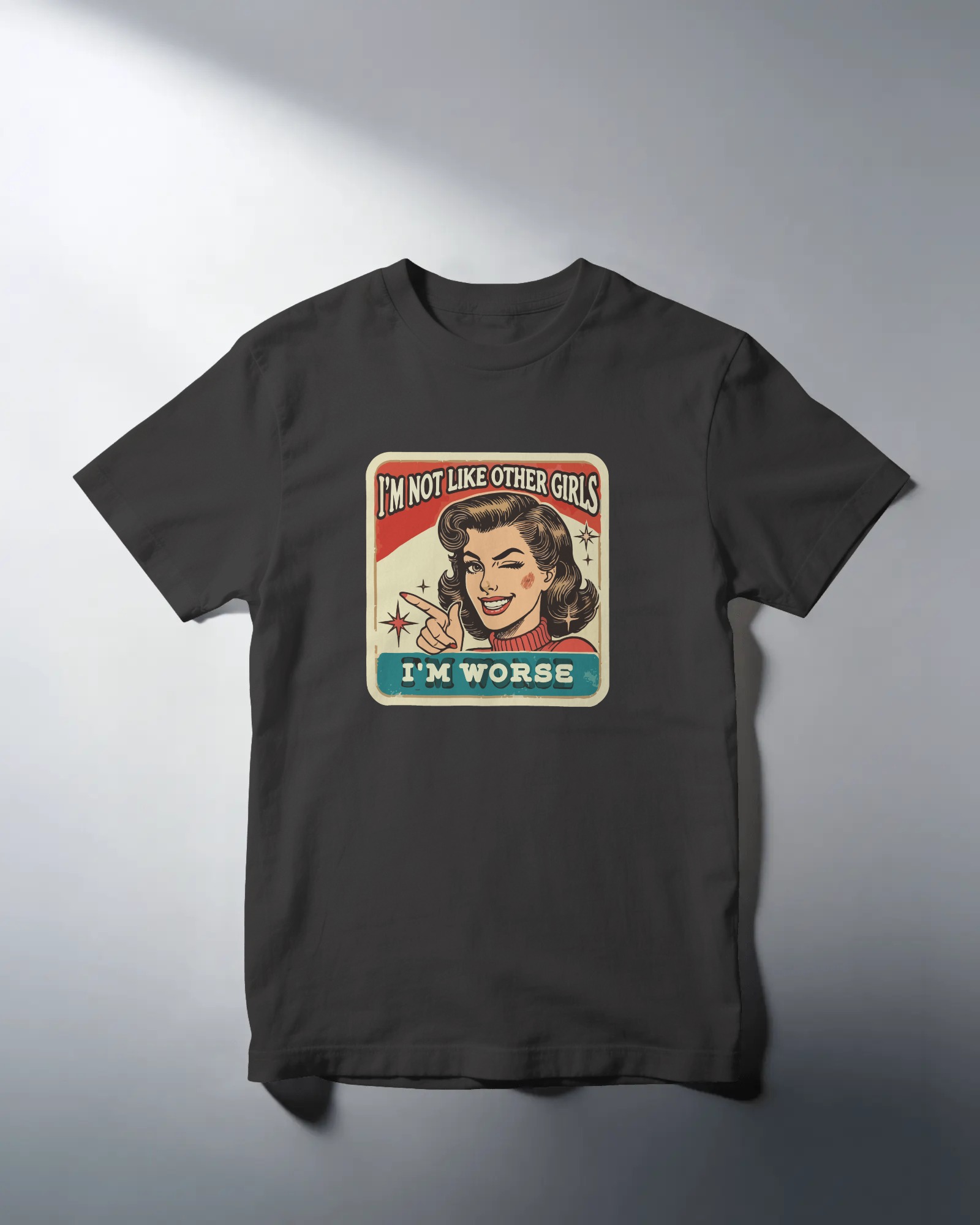 I'm Worse Unisex Siyah Tişört