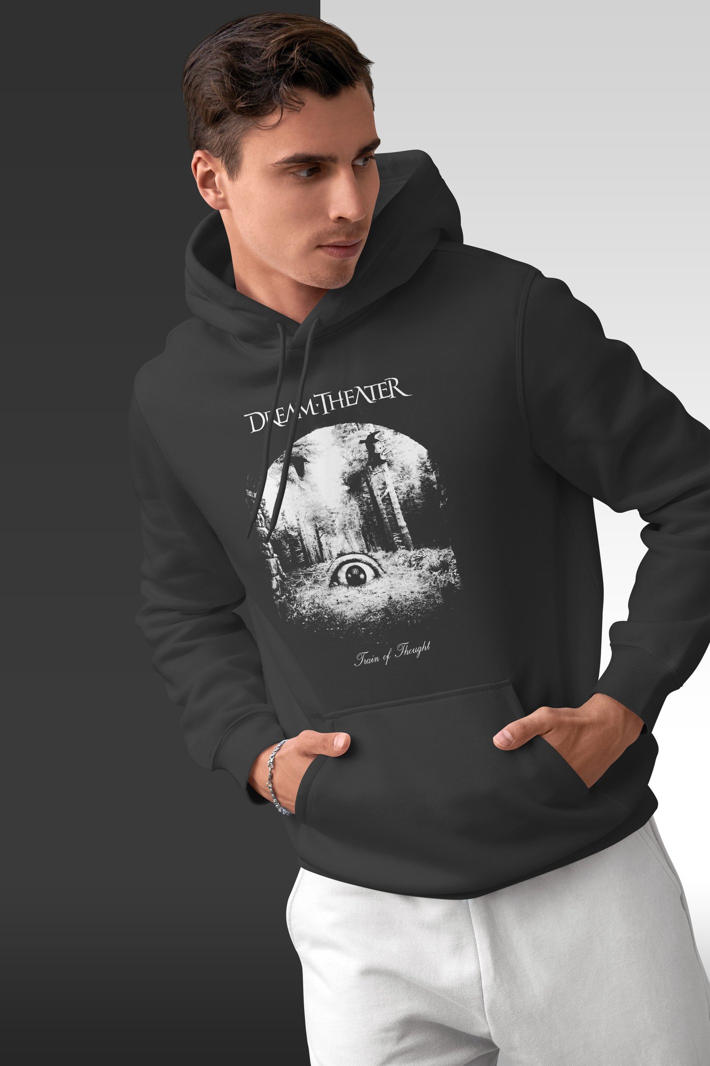 Dream Theater Orman Kapüşonlu Sweatshirt