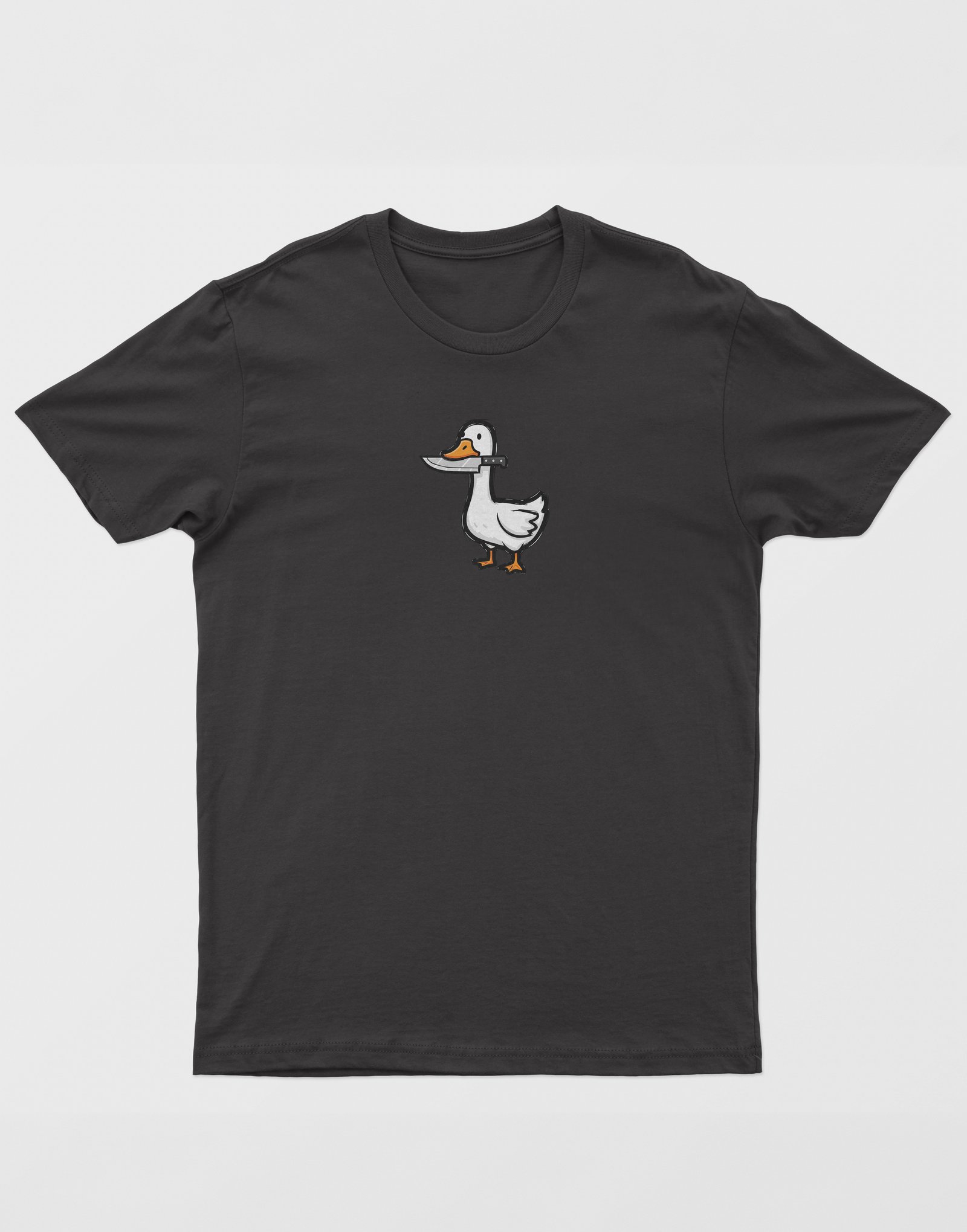 Goose Violence Unisex Siyah Tişört