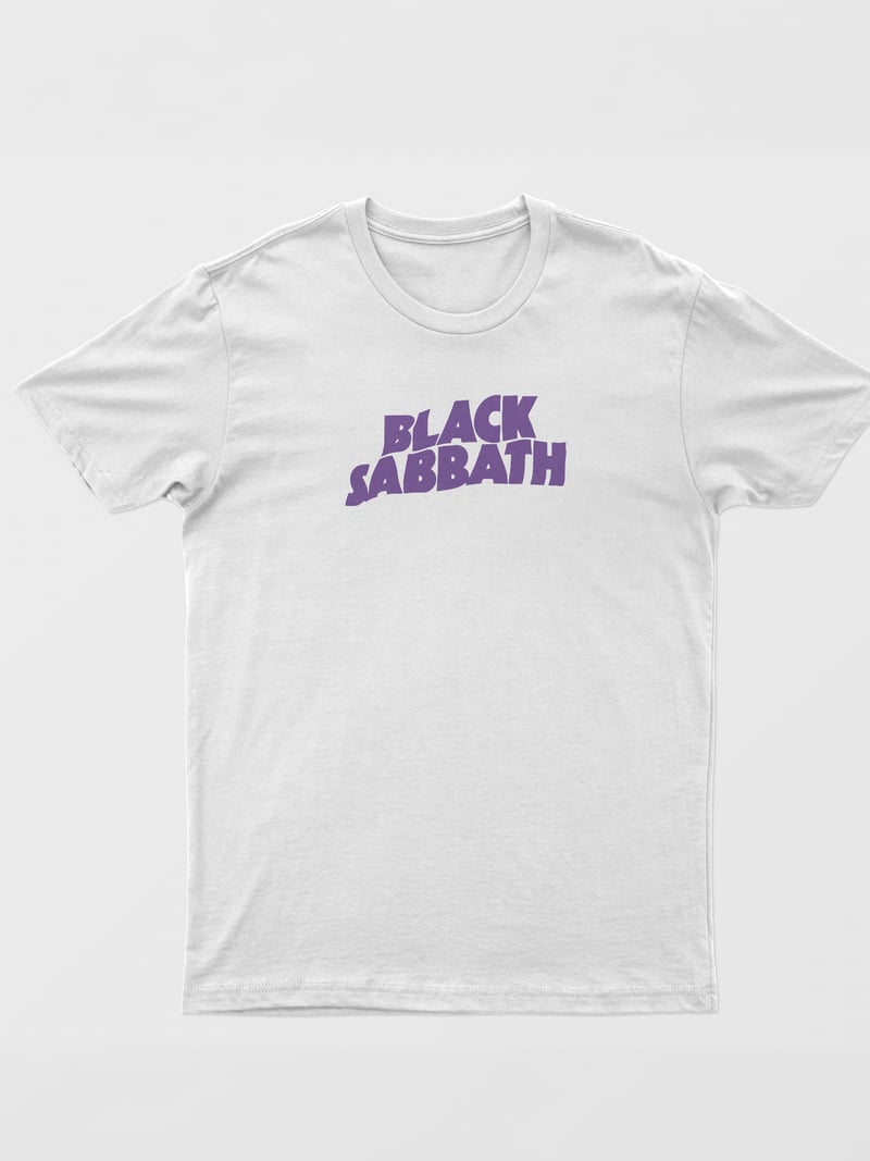 Black Sabbath Unisex Beyaz Tişört