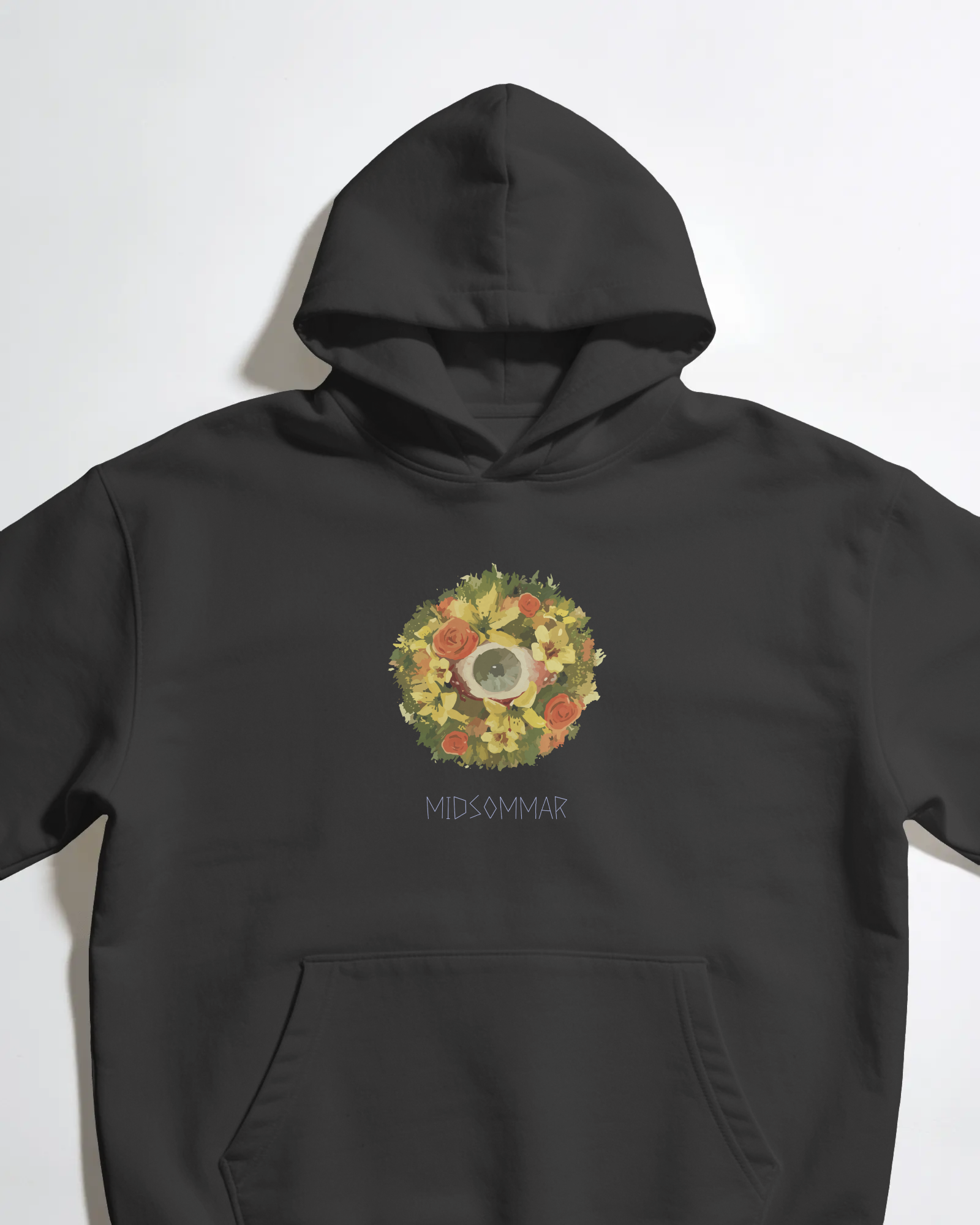 Midsommar Unisex Siyah Sweatshirt