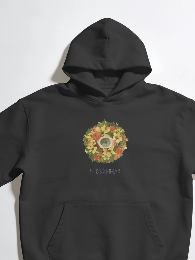 Midsommar Unisex Siyah Sweatshirt