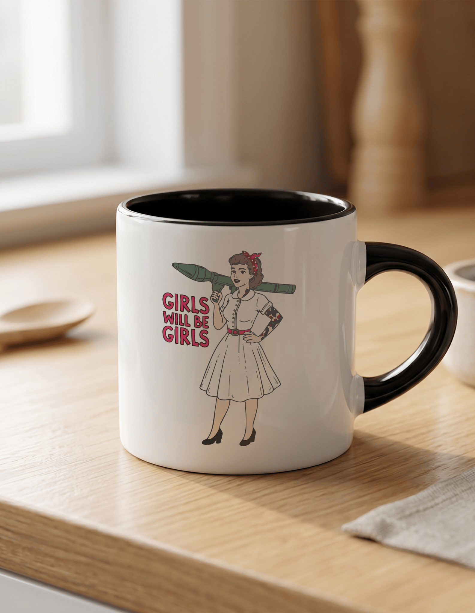 Girls will be Girls Silah Kahve Kupası