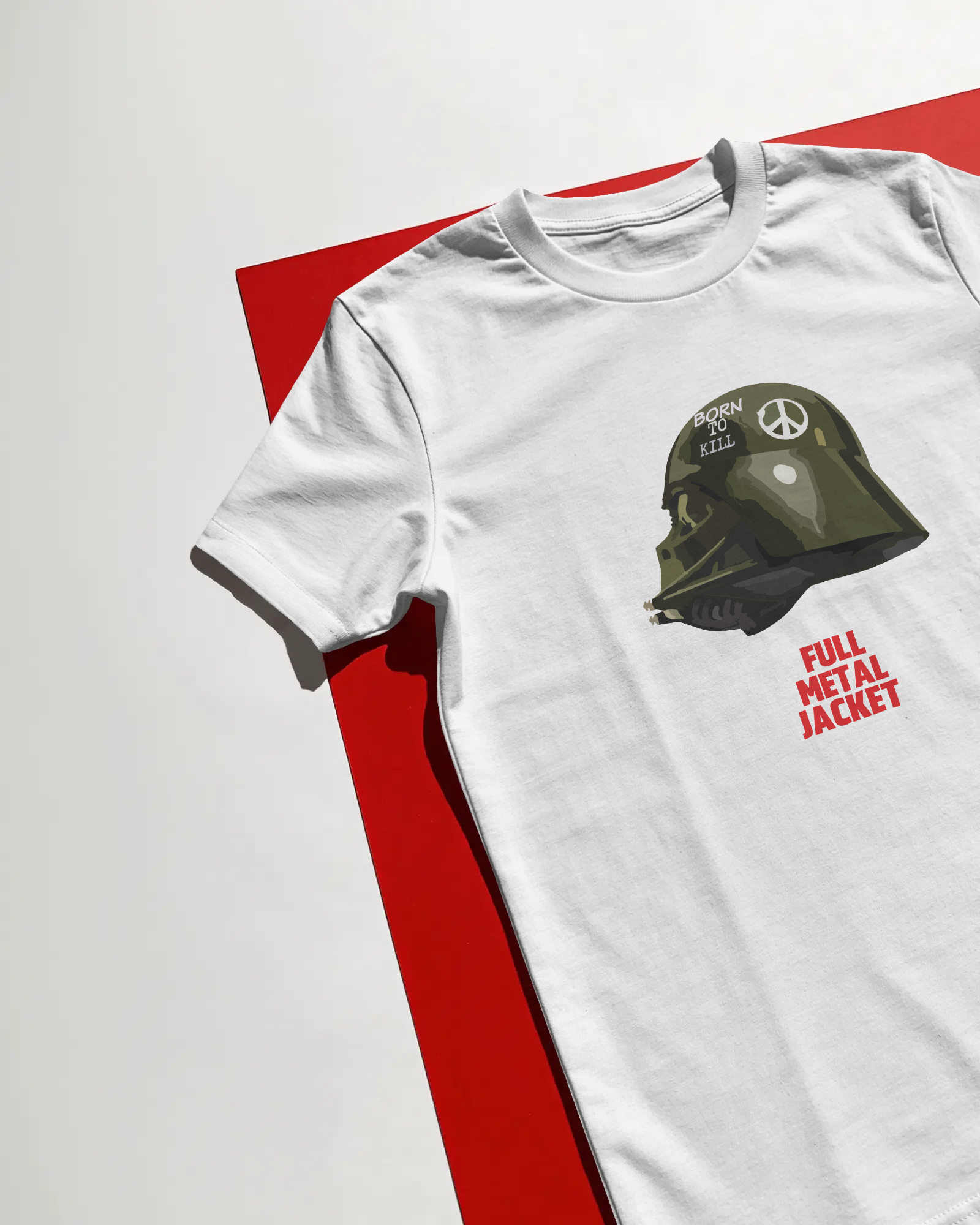 Full Metal Jacked Star Wars Unisex Beyaz Tişört