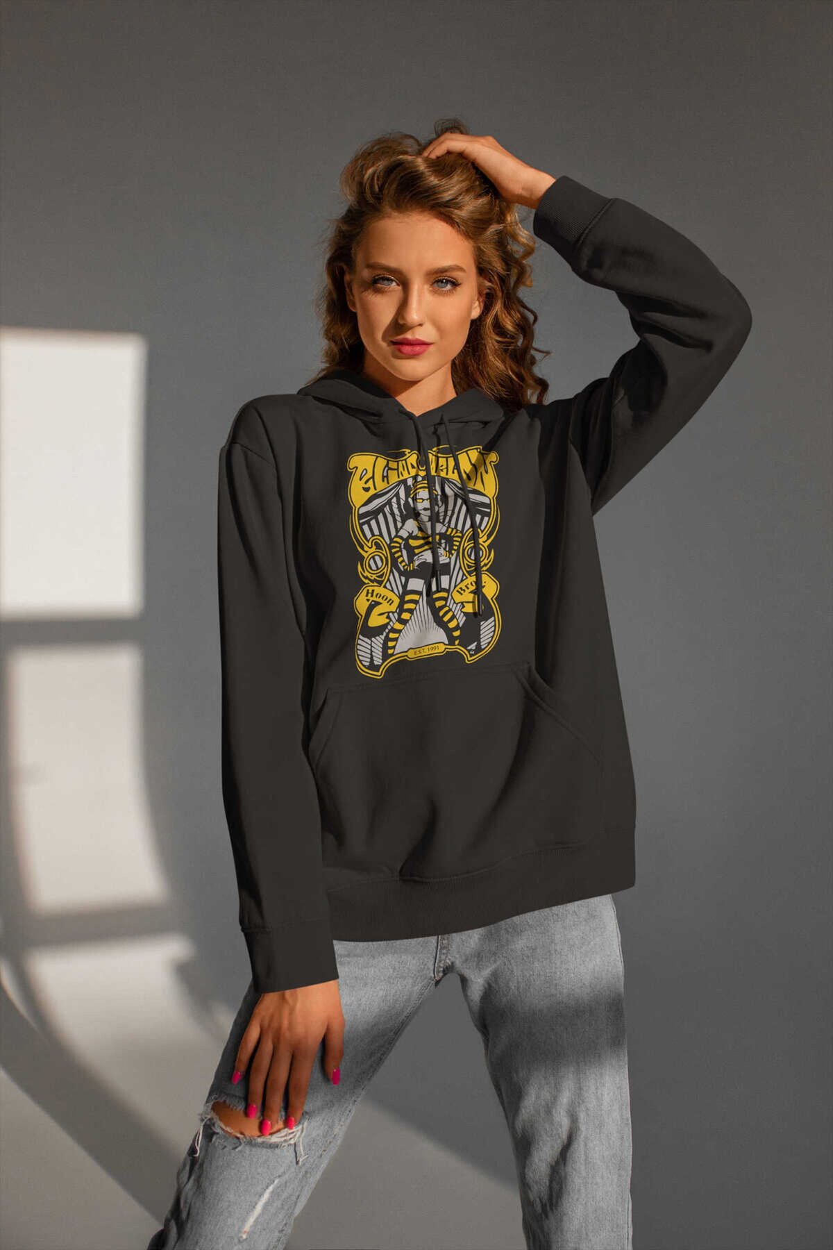 Blind Melon Dijital Baskı Kapüşonlu Unisex Sweatshirt
