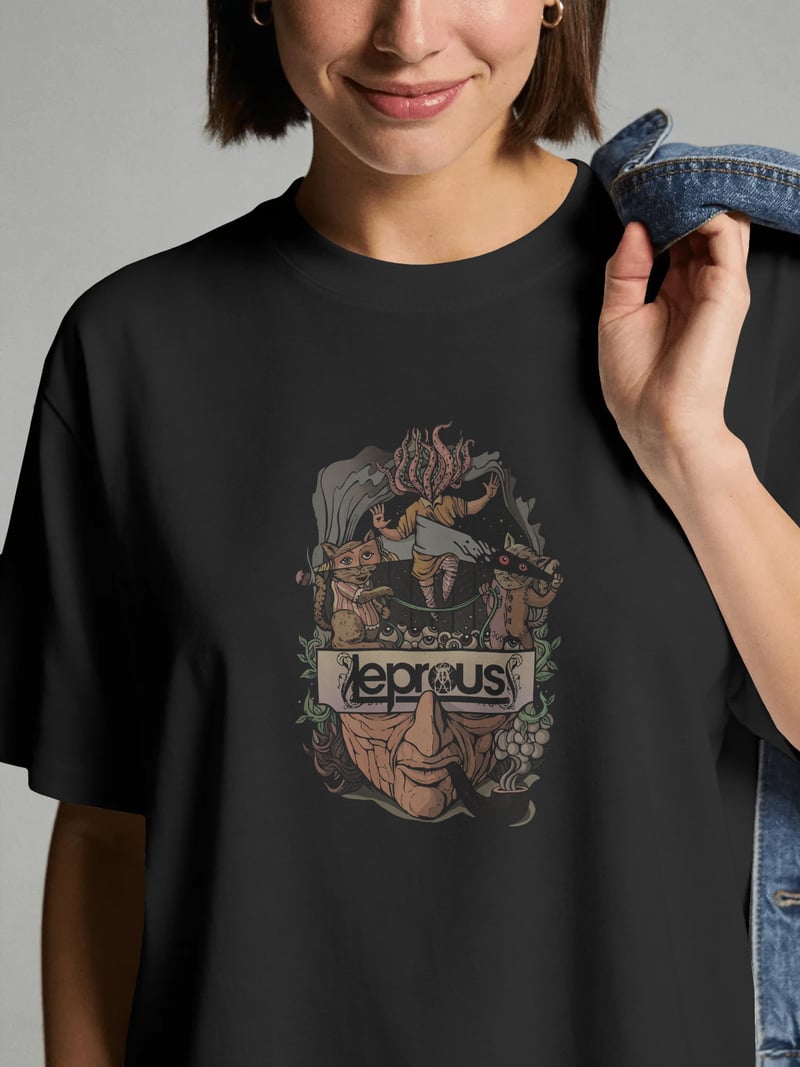 Leprous Siyah Unisex Tişört