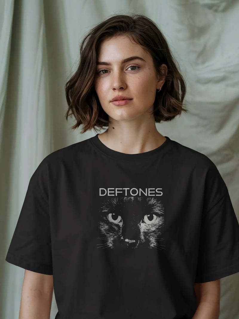 Deftones Kedi Tişört