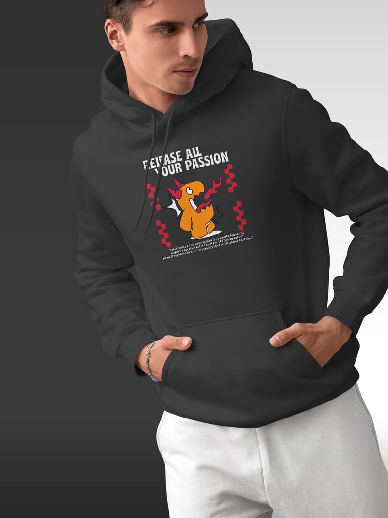 Passion Kapüşonlu Unisex Sweatshirt
