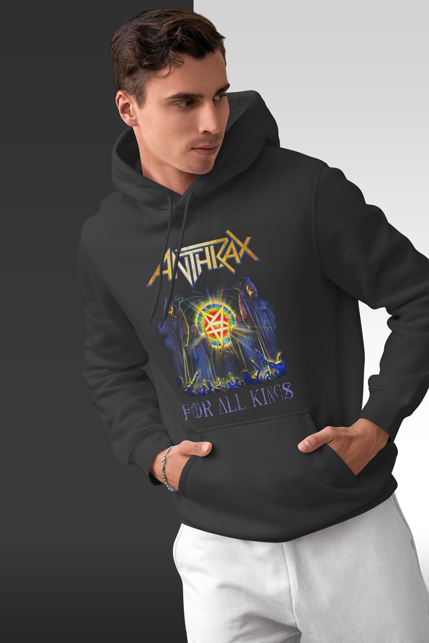 Anthrax Kapüşonlu Unisex Sweatshirt