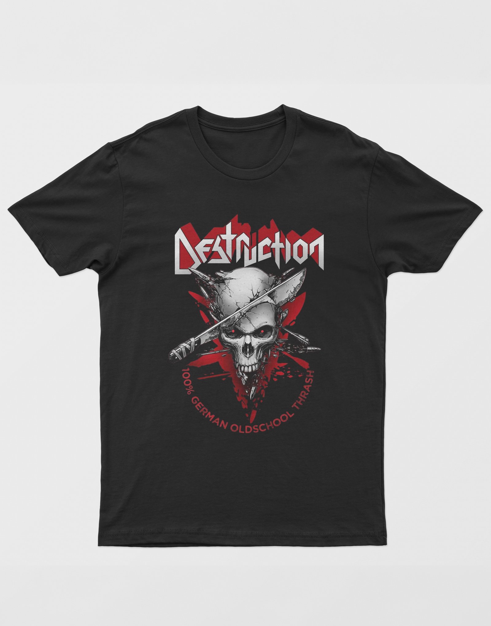 Destruction Kafatası Tişört