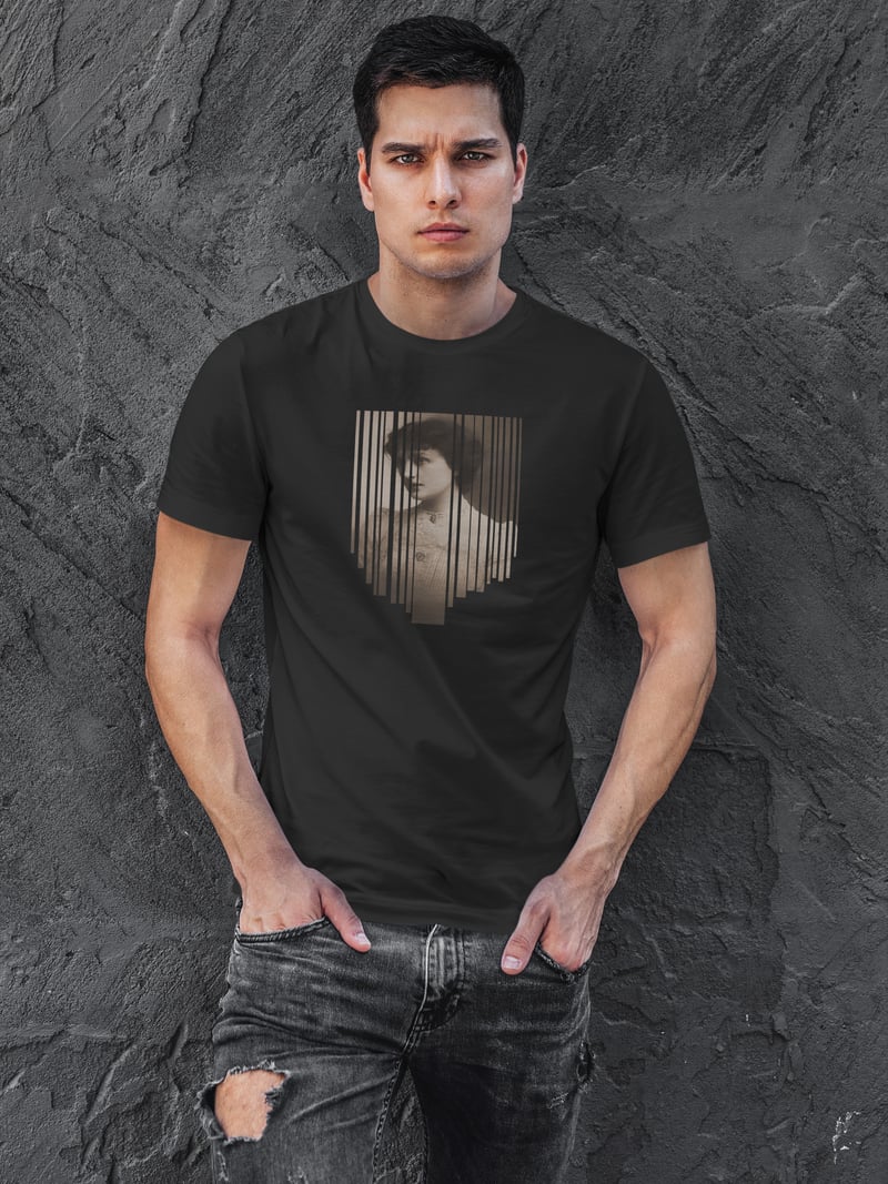Ghost Dijital Baskı Siyah Unisex Tişört
