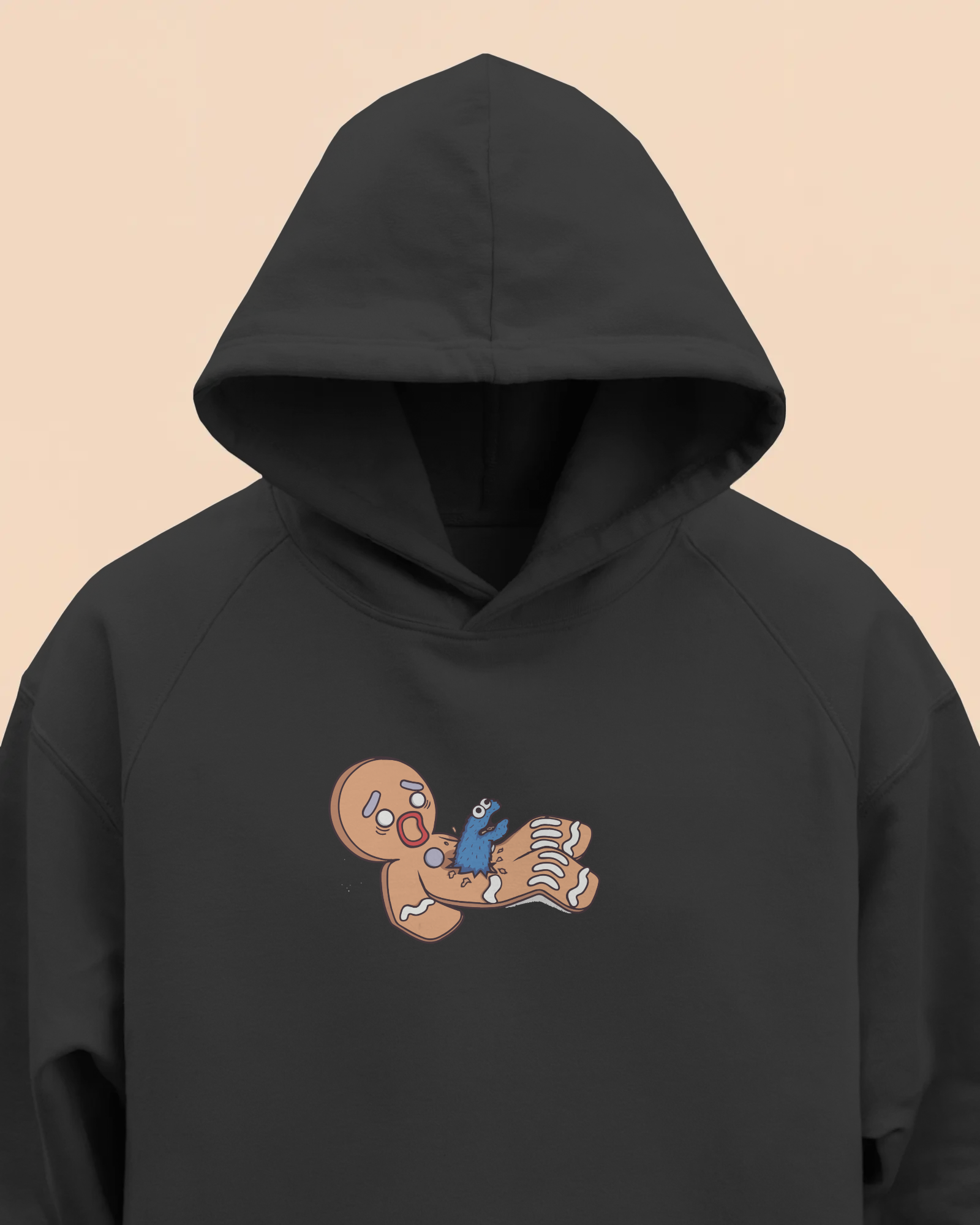 Kurabiye Canavarı Zencefilli Adam Kapüşonlu Sweatshirt