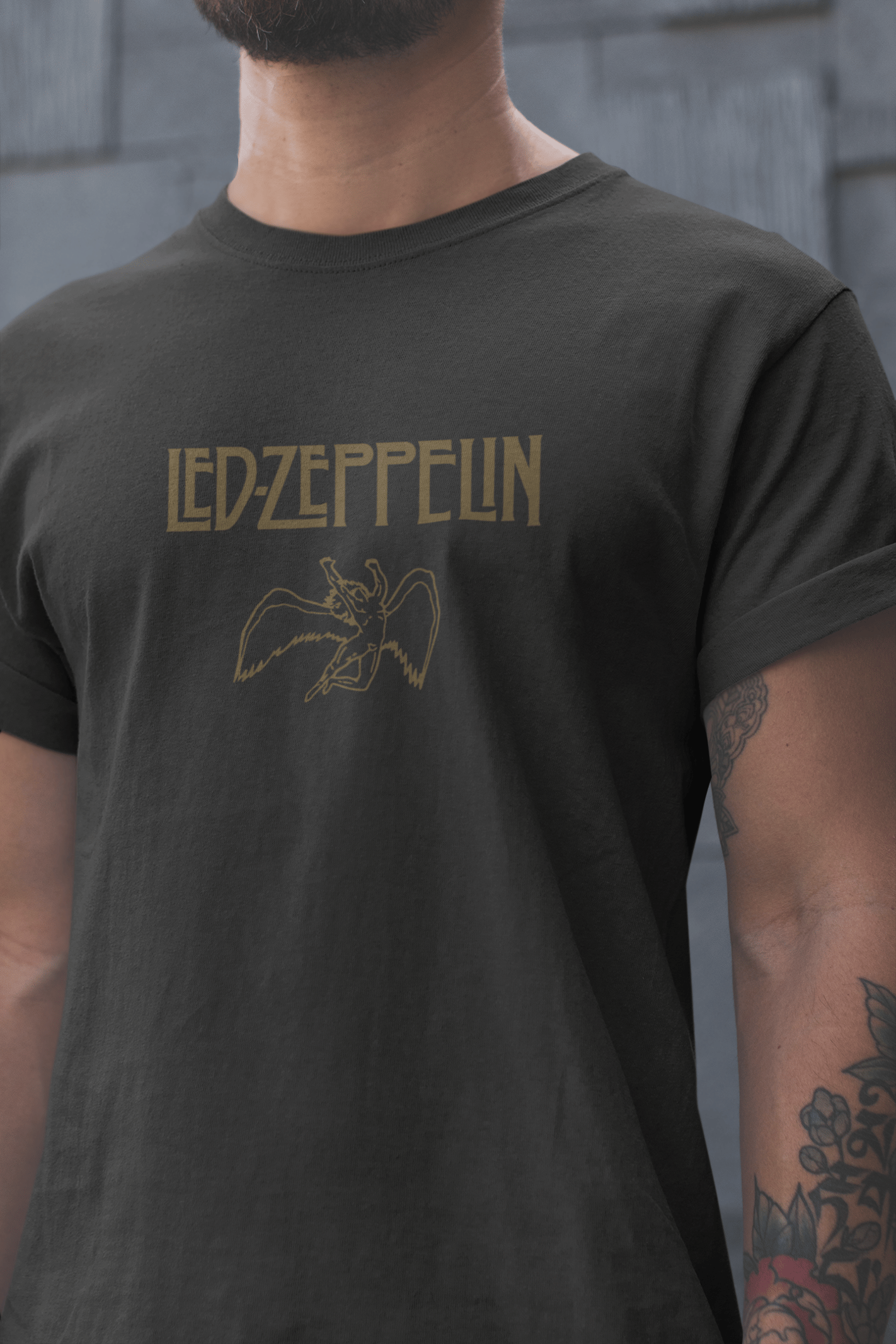 Led Zeppelin Unisex Siyah Tişört