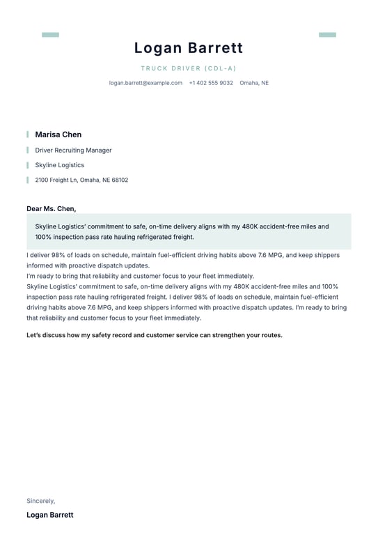 Elegant Gala Border Cover Letter preview