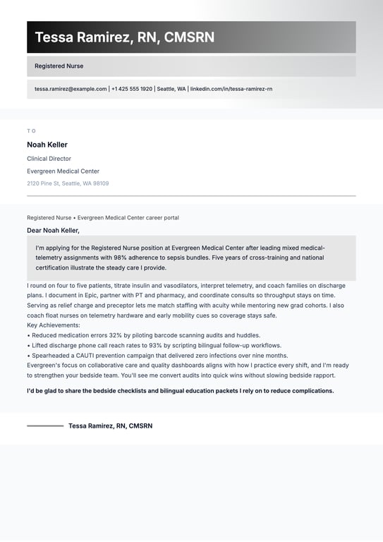 Creative Collage Stack Cover Letter preview