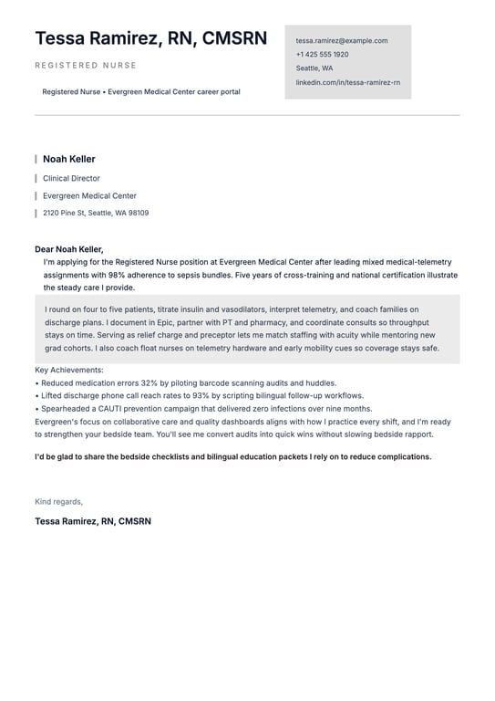 Elegant Marble Note Cover Letter preview