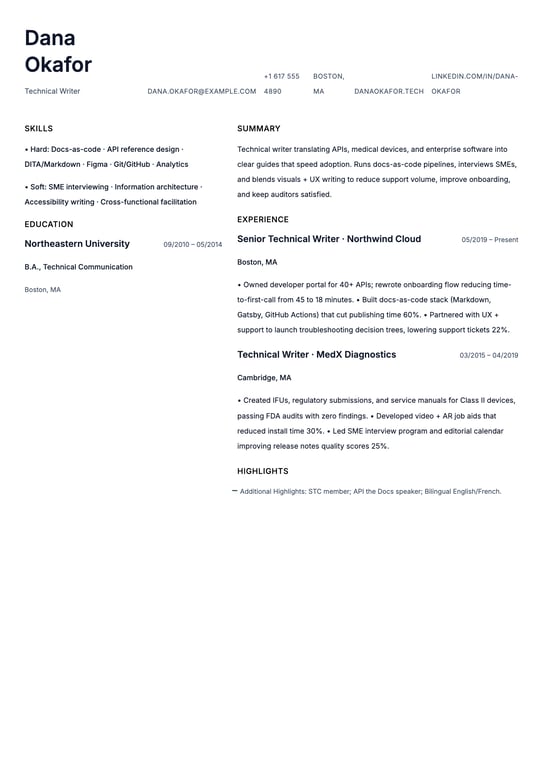 Docs Compact preview