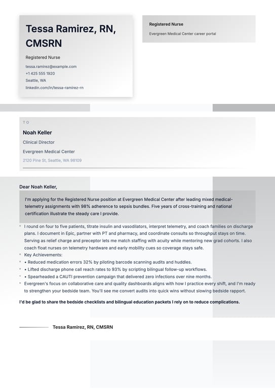Creative Prism Split Cover Letter preview