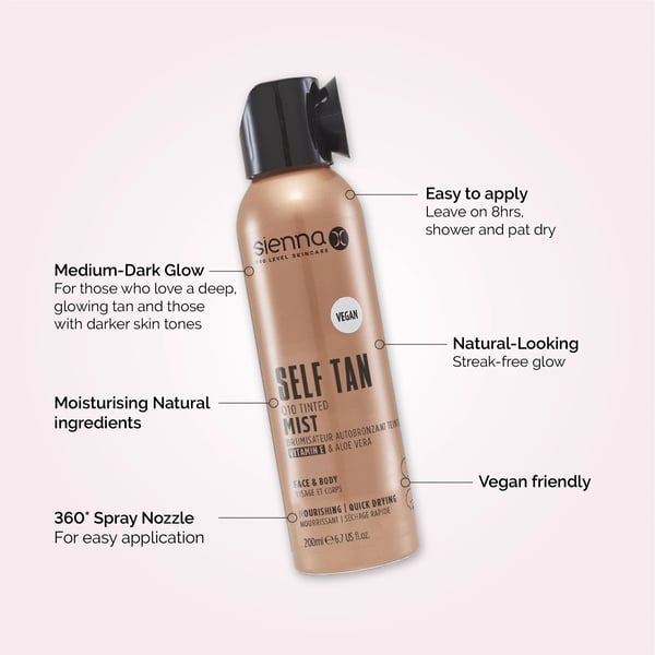 Sienna X Self Tan Tinted Mist