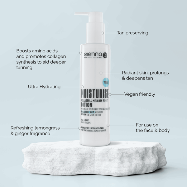 Moisturise Collagen & Melanin Boost Lotion | Sienna X