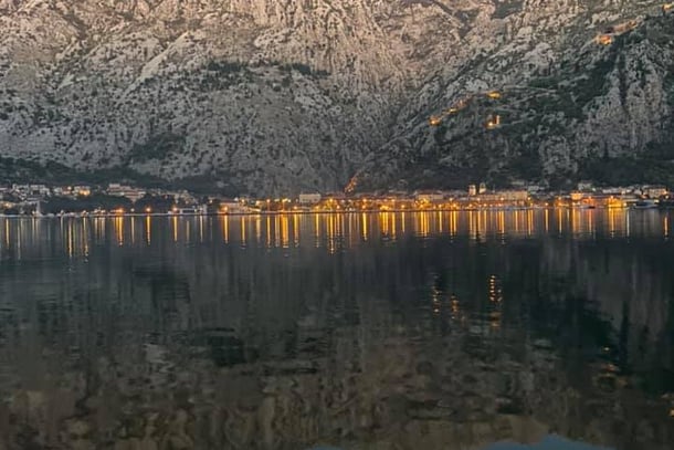 View of the beautiful city of Budva in Montenegro