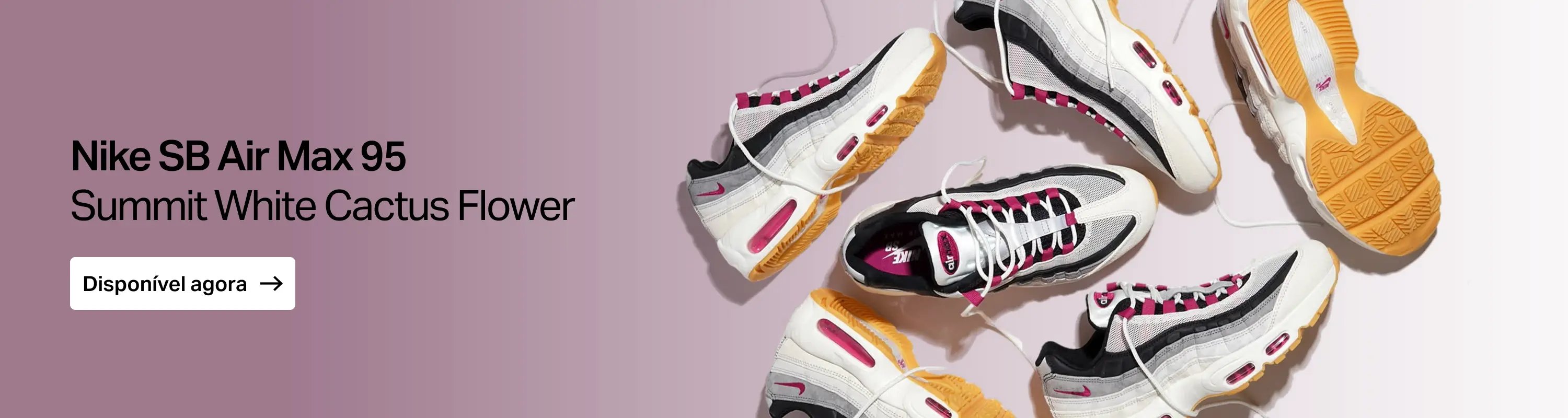 Item do carrosel  Nike SB Air Max 95 Summit White Cactus Flower