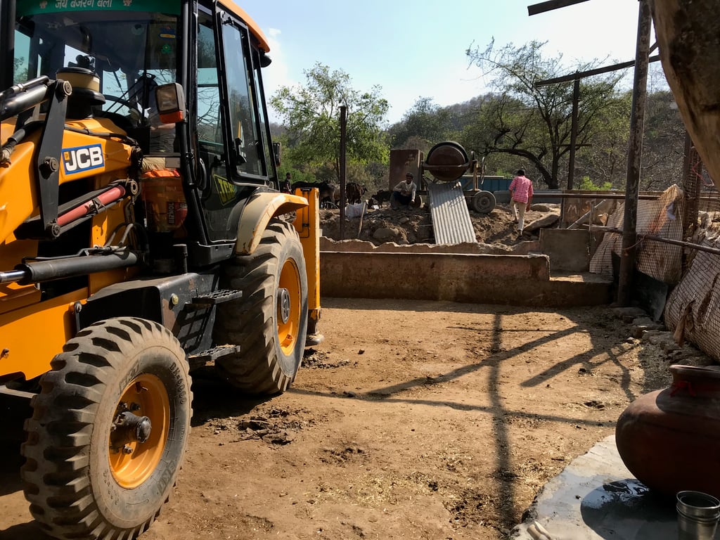 Kedarnath Gaushala Construction