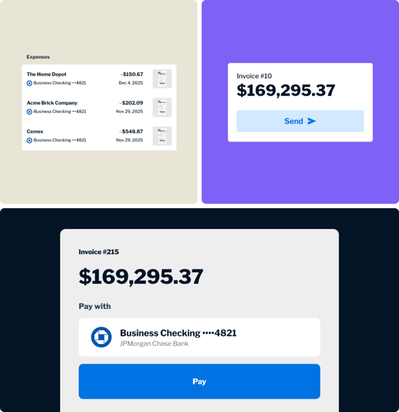 Invoice and payment portal preview