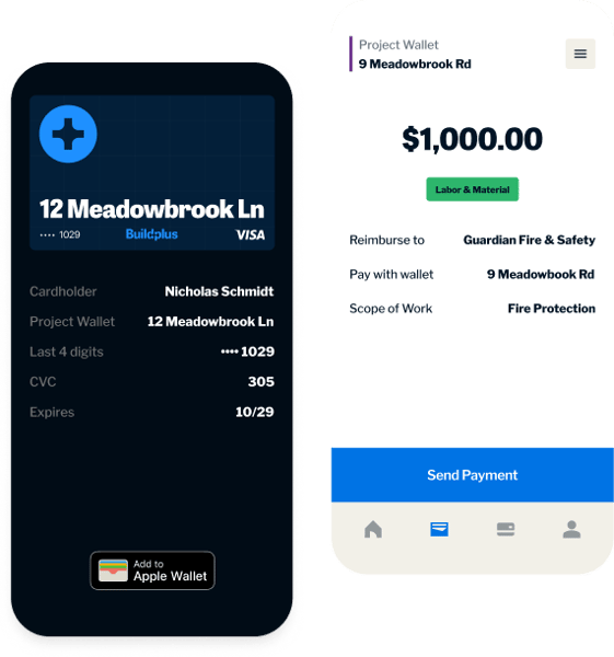 Buildplus wallet card