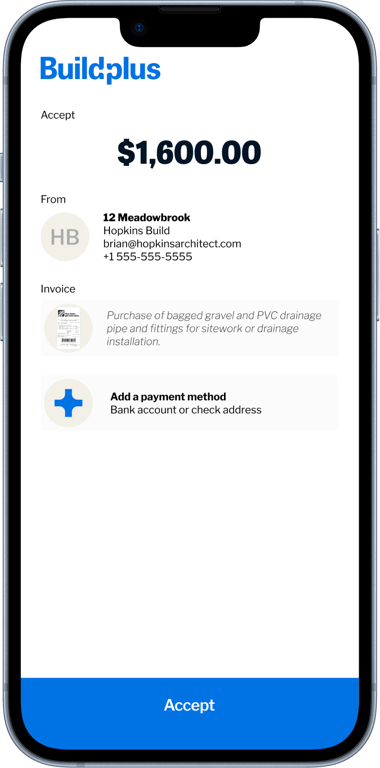 Mobile preview for choosing a wallet