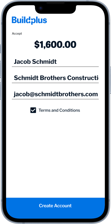 Mobile preview for approving a payable
