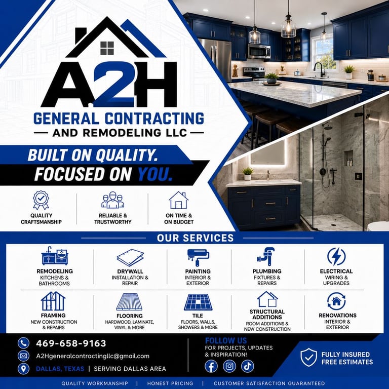 A2H General Contracting & Remodeling Services