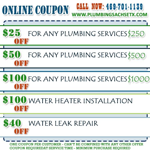 Plumbing Sachse TX