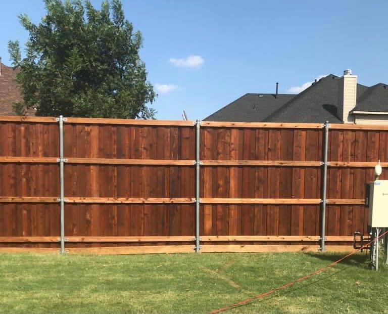 Golden Eagle Fence and Stain