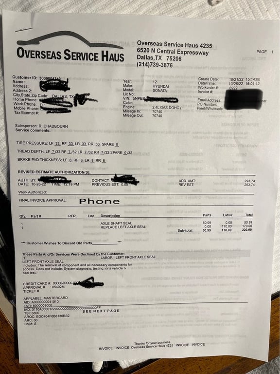Overseas Service Haus