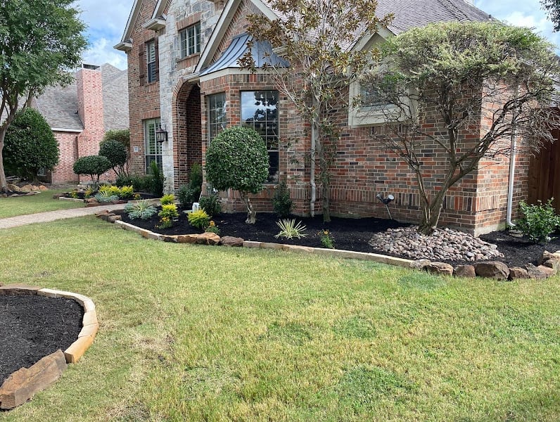 Perfect Green Lawn and Landscape