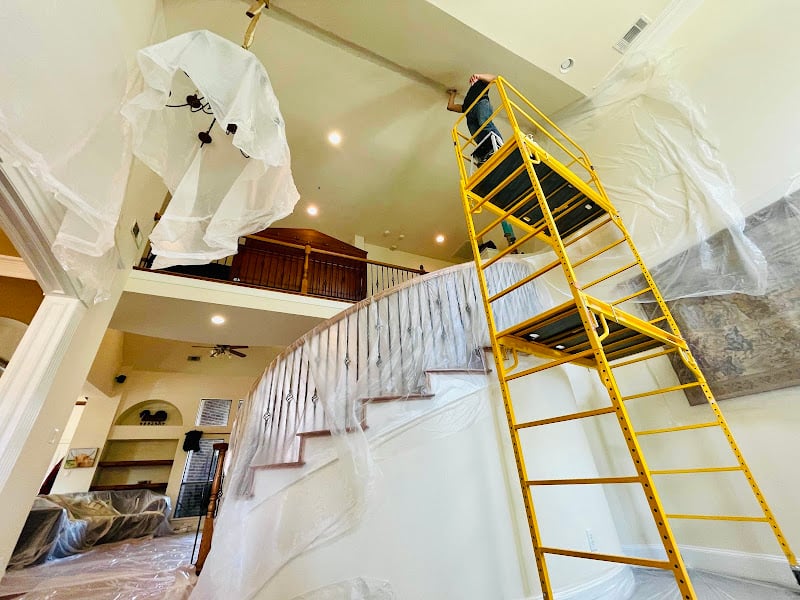 Spray Tex Painting