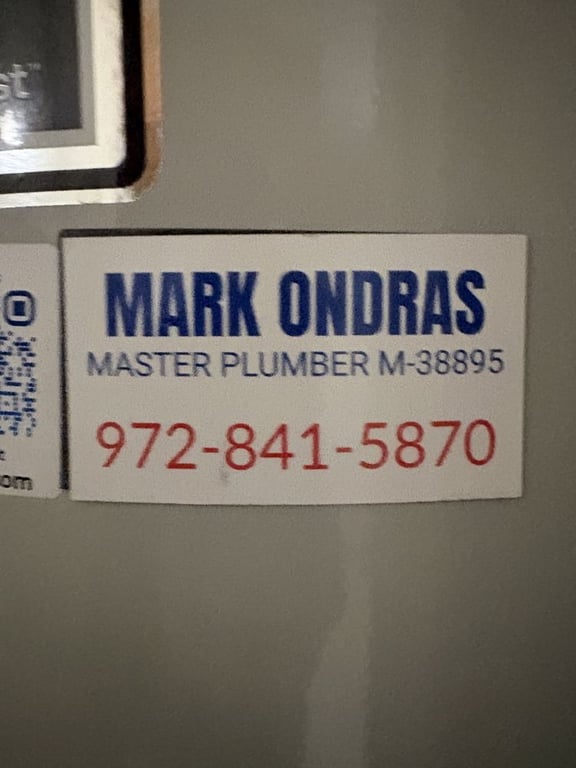 Mark Ondras Plumbing