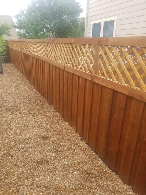Golden Eagle Fence and Stain